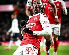 Eze Stars as Arsenal Crush Spurs 4‑1 in North London Derby