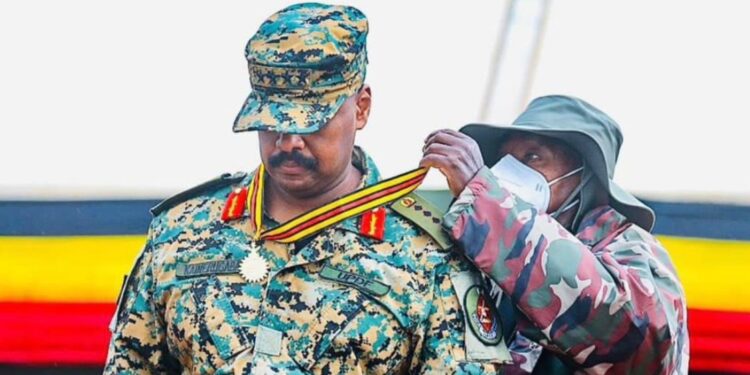 Museveni Awards CDF Muhoozi Kabalega Star for Somalia, DRC Operations