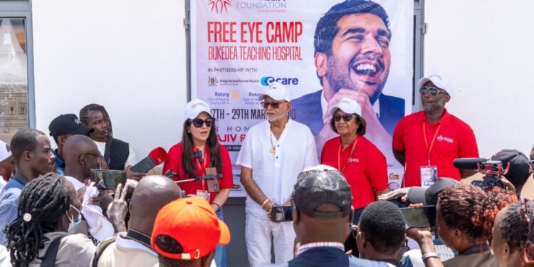 Sheena Ruparelia Applauds Impact of RR Eye Camp as Thousands Receive Free Care in Bukedea