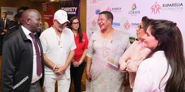 Speaker Anita Among Donates Shs50m to Rajiv Ruparelia Memorial Eye Camp in Bukedea