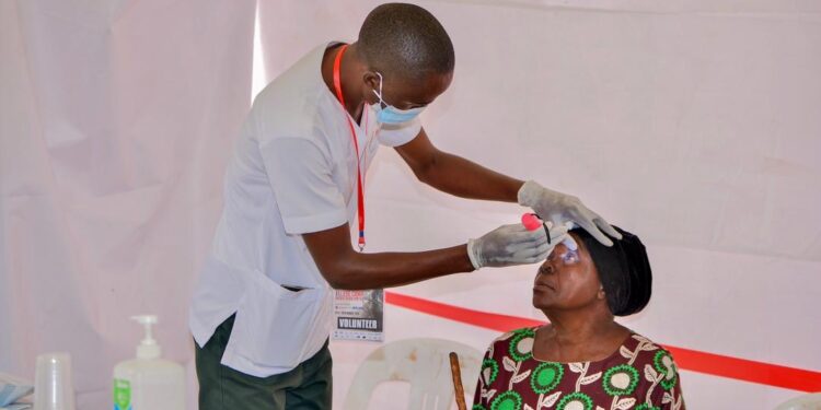 Thousands Turn Up for Day Two of Rajiv Ruparelia Memorial Eye Camp in Bukedea