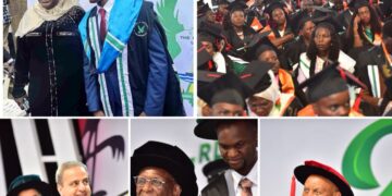 Hajjat Namyalo Salutes Prof. Kateregga as Education Pillar and Job Creator at Kampala University’s 23rd Graduation