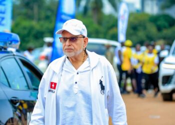 Dr. Sudhir Donates Shs100m at Gen. Muhoozi 52nd Birthday Charity Run