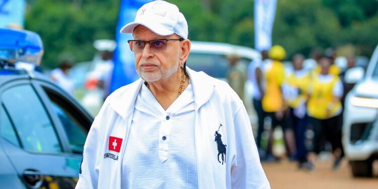 Dr. Sudhir Donates Shs100m at Gen. Muhoozi 52nd Birthday Charity Run