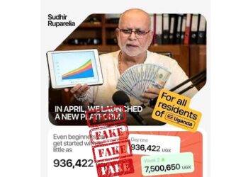 Scammers Exploit Sudhir Ruparelia’s Name in Fake Profit Scheme