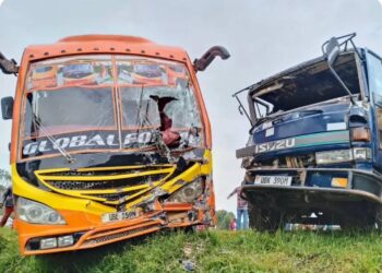 Two injured in Bushenyi Global Bus crash, driver flees scene