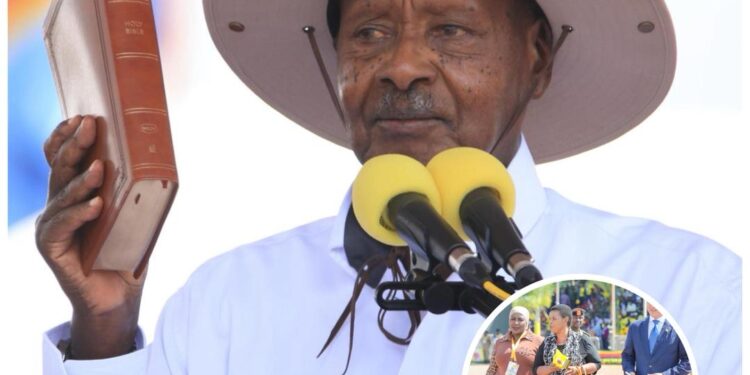 ONC’s Namyalo Among NRM Figures at Museveni’s Swearing-In Ceremony at Kololo