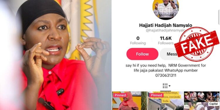 “I Am Not on TikTok”: Hajjat Namyalo Exposes Fraudsters Impersonating Her to Scam Ugandans