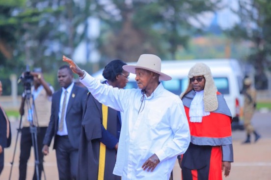 Museveni Arrives at Kololo as 12th Parliament Opens, MPs Elect Speaker and Deputy Speaker