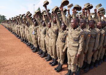 Museveni Passes Out Record 9,952 Police, Immigration Officers, Warns Against Corruption