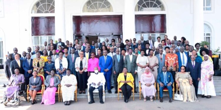 President Museveni Chairs First Cabinet Meeting of New Administration