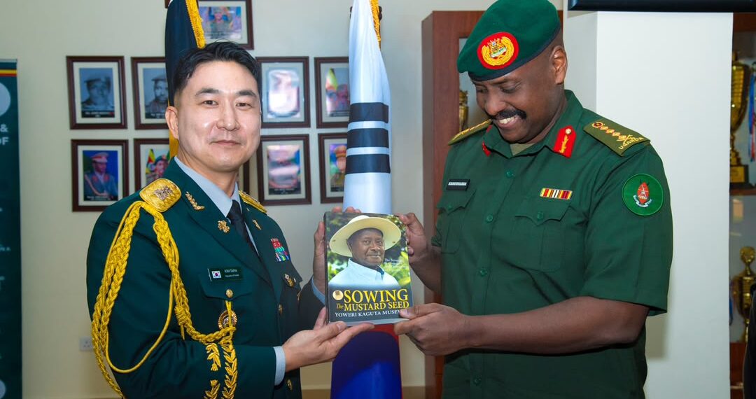 Gen Kainerugaba, South Korean Defence Attaché Hold Talks on Military Cooperation