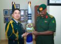 Gen Kainerugaba, South Korean Defence Attaché Hold Talks on Military Cooperation