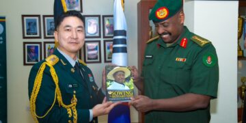 Gen Kainerugaba, South Korean Defence Attaché Hold Talks on Military Cooperation