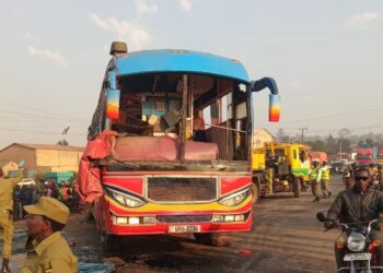 One dead, several students injured in Mukono train-school bus collision