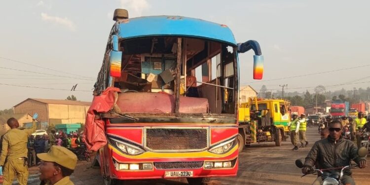 One dead, several students injured in Mukono train-school bus collision