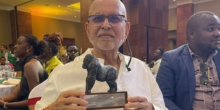UTA Honours Sudhir Ruparelia With Silverback Award for Tourism Excellence