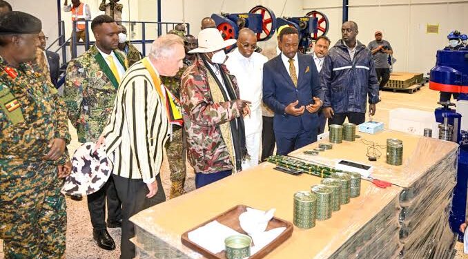 Persident Museveni commissions NEC meat and beans processing factory, urges increased agro-processing