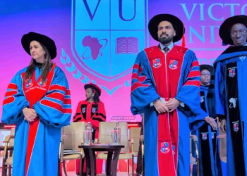A Decade of Growth: Jay Sakaria, Meera Ruparelia Represent Sudhir Ruparelia at Victoria University’s 10th Graduation