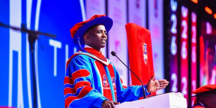 Dr. Muganga Calls for Laptop Access for Learners as Victoria University Graduates 2,600